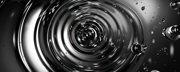 futuristic retro design with multiple twists, in the style of dark silver and light black, future tech, rounded, furaffinity, back button focus