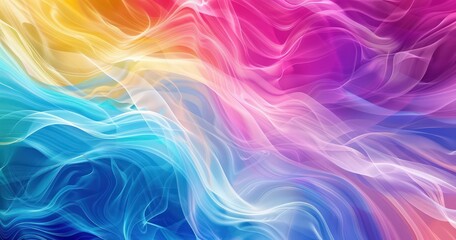 multicolored colorful wave backgrounds, in the style of minimalist backgrounds