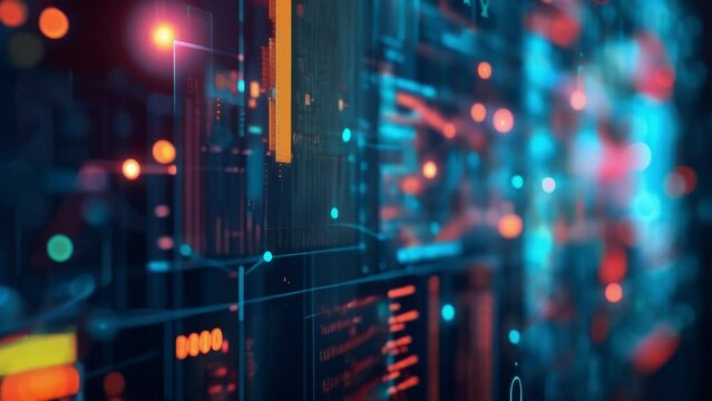 A closeup of a computer screen displaying a series of data points and algorithms representing the powerful ytical capabilities of machine learning for detecting anomalies.