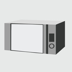 microwave oven isolated on white