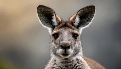Fotobehang close up of a kangaroo © Rizwanvet