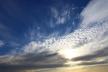 Cirrocumulus are formed by the deformation of Cirrus or Cirrostratus clouds or by the shrinkage of...