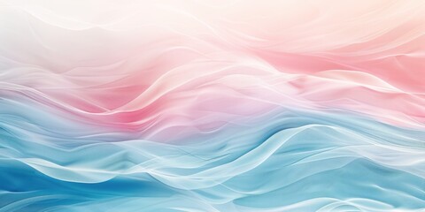 Fototapeta premium A vibrant wave of water with pink and blue hues. Ideal for design projects
