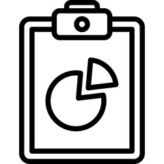 Diagram Vector Line Icon