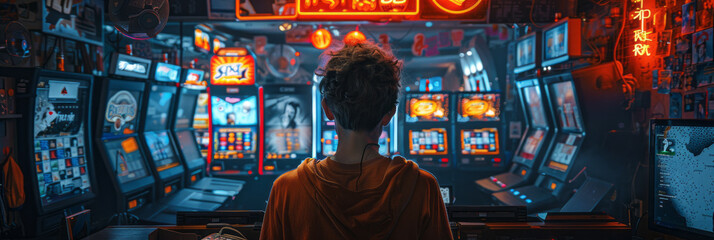 a sports bet gambling themed header image.generative ai