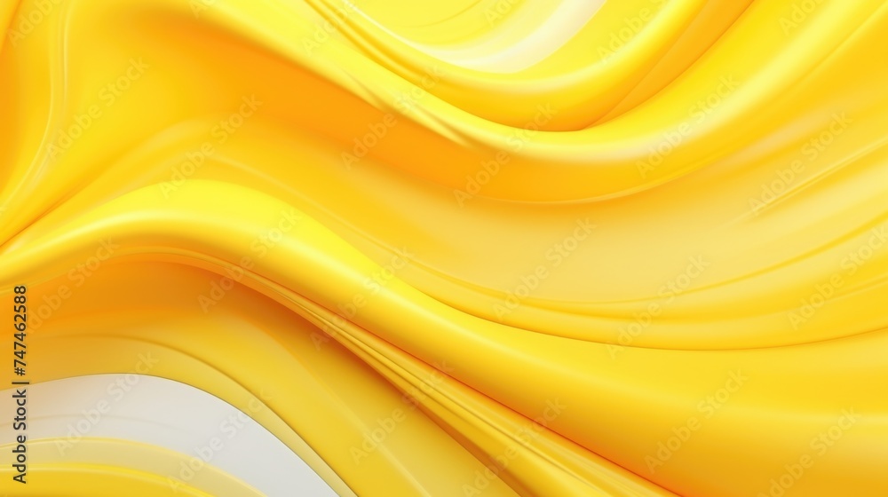 Aufkleber A smooth yellow and white abstract background suitable for various projects