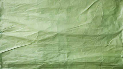 Minimal green crumpled paper texture background for Design. Copy space for text or work
