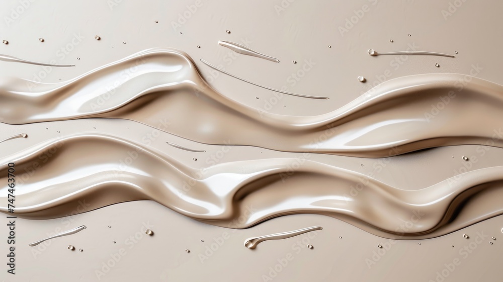 Poster a close up of a liquid wave on a surface. ideal for backgrounds or textures