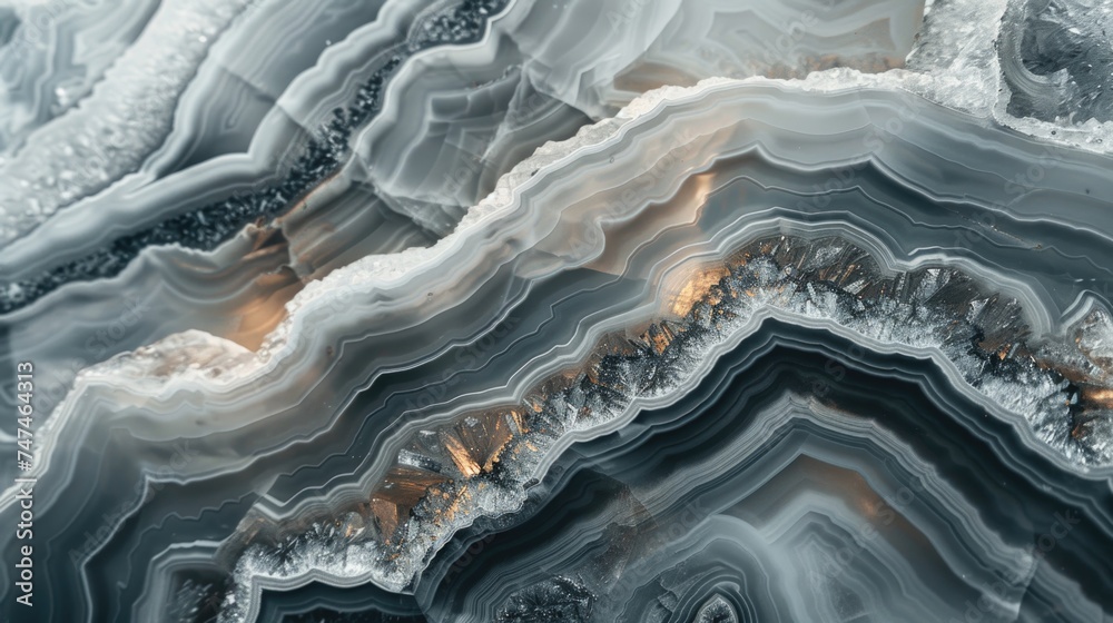 Poster detailed close-up of a large piece of marble. perfect for architectural and interior design projects