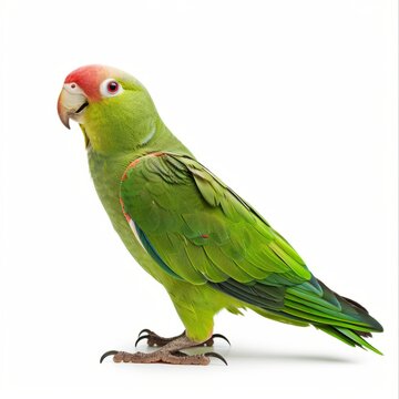 a parrot on a white background