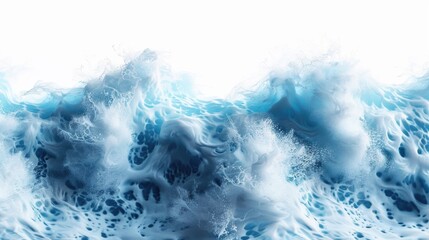 Close up view of a wave in the ocean, perfect for nature and travel concepts