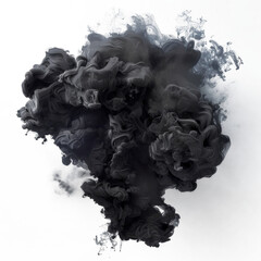 Intense Black Cloud of Smoke