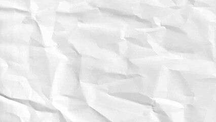 White crinkled paper texture background and Glued paper wrinkled effect