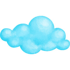 blue sky Cloud bubble Paint draw design