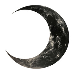 Elegant Crescent in Monochrome