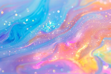 Abstract Background blur rainbow, glitter reflect light flare graphic banner