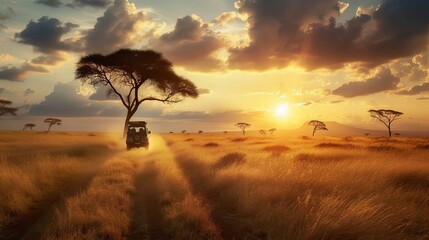Safari in the savannah 