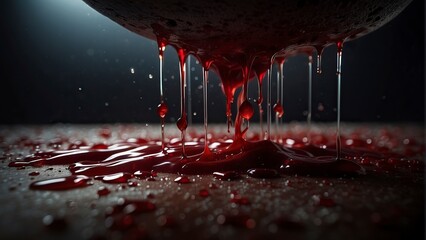 red blood cells background, blood wallpaper, blood background, red background - obrazy, fototapety, plakaty