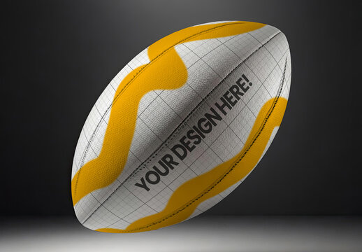 Rugby Ball Mockup 03
