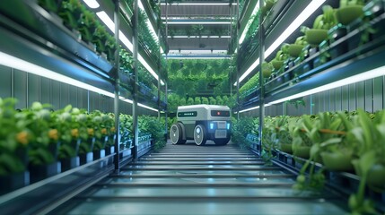 Robot-Driven Greenhouse Agriculture Innovative Automation in Farming