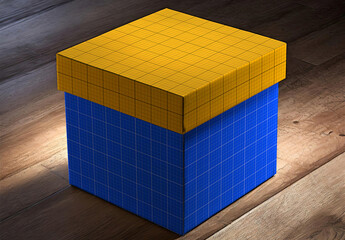 Square Box Mockup 01