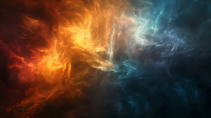 Fototapeta premium background, Abstract Representation of Swirling Colors Resembling Fire and Smoke, surreal background