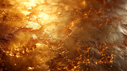 A close-up background image showcasing intricate crack patterns across a rich golden textured surface, implying luxury and decadence