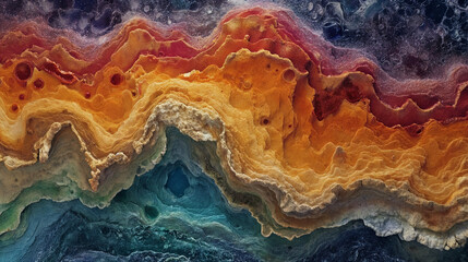 crystalline background: agatized rock, beautiful minerals - obrazy, fototapety, plakaty