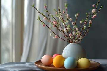 Colored Easter Eggs, Holiday Home Decorations  - 747481911
