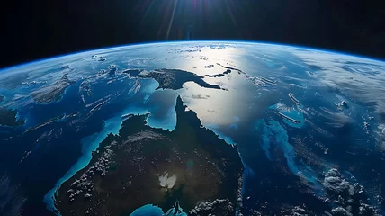 Deurstickers australia as seen from space © ChemaVelasco