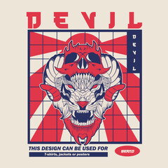 Tiger anger. Vector illustration of a tiger head.	