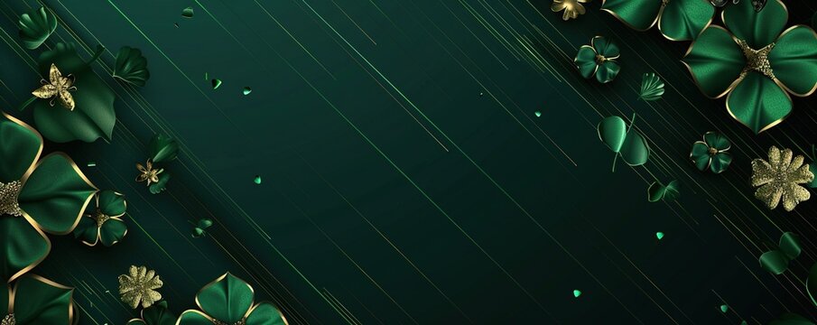 Elegant Saint Patrick's Day Background, for banner, flyer, poster, sales, etc. vector illustration