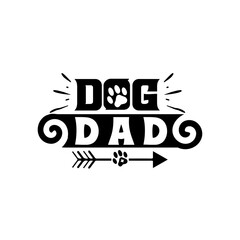 dog dad svg design