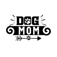 dog mom svg design