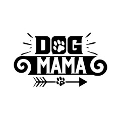 dog mama svg design