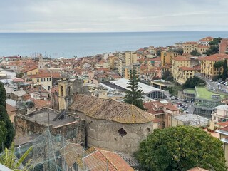 Fototapeta na wymiar sea in italy panorama