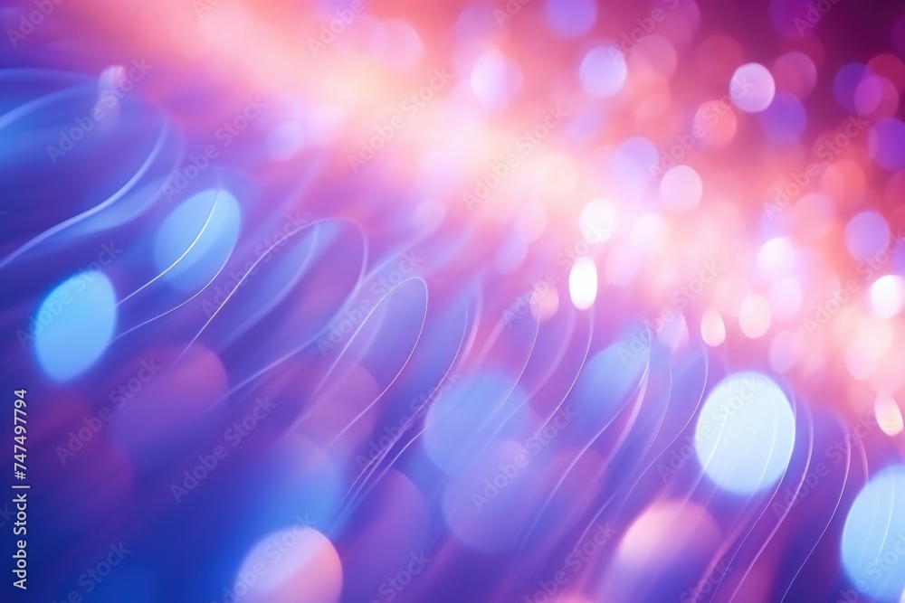 Poster close up of a blurry background with lights, ideal for abstract designs