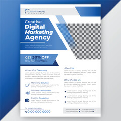 modern professional business flyer template design