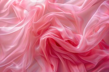 Close up view of a pink fabric. Suitable for textile backgrounds
