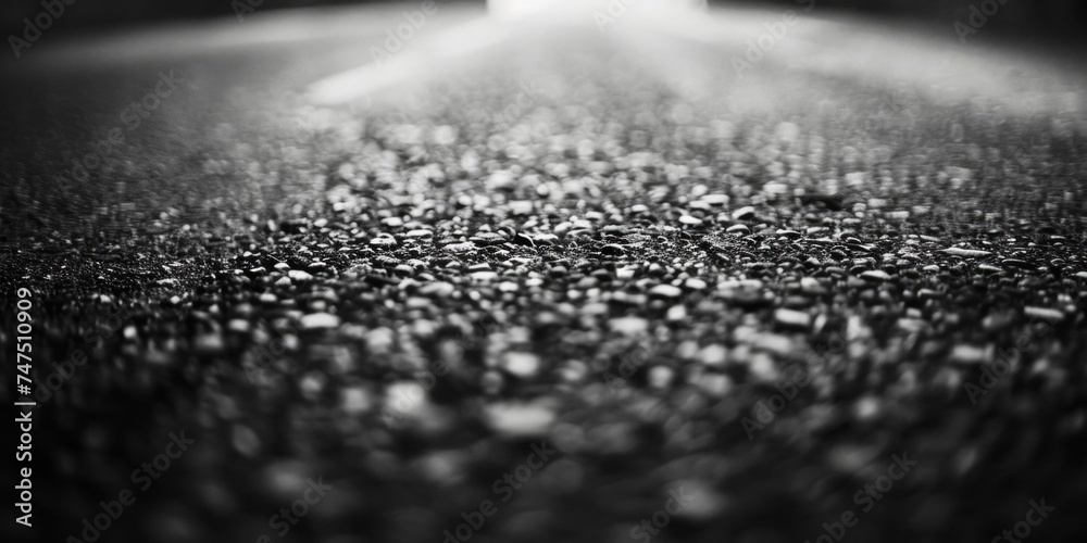 Poster black and white image of a road, suitable for various projects