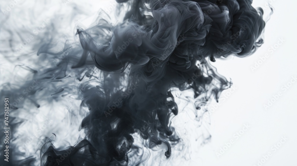 Poster close up of smoke in the air, suitable for various design projects