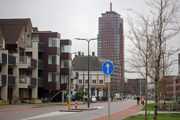 Enschede, Netherlands, Tuesday 27 February 2024 walking around the city top places exploring center...
