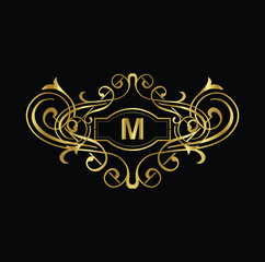 Creative Initial letter M logo design with modern business vector template. Creative isolated M monogram logo design