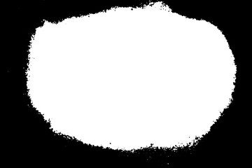 Grunge border texture background. Abstract frame overlay. PNG graphic illustration with transparent background.