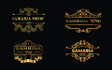 Shop Logo Design Free Vectors PSD