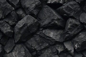 A monochromatic image of a pile of rocks. Perfect for geological presentations