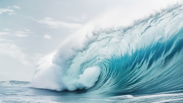 Ocean wave in the indian ocean during storm