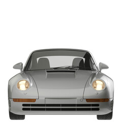 sports car isolated on white