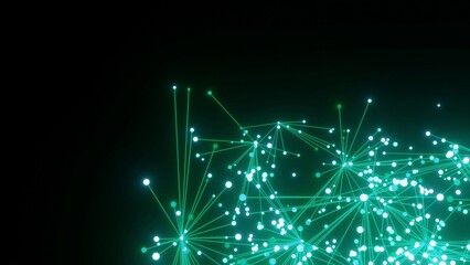 energievoll türkis leuchtende symmetrisch vernetzte Lichter, Energie, Strom, Stärke, Netzwerk,...