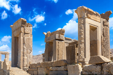 Ancient ruins of Xerxes palace in Persepolis, Iran